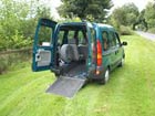Image of a passenger van with wheelchair access